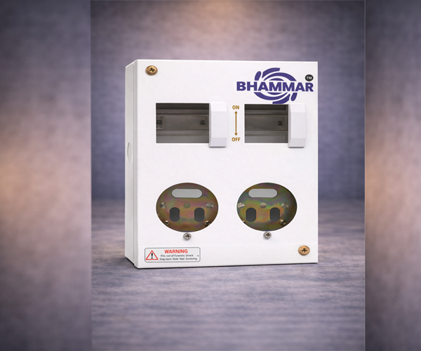 2 Socket + 2 MCB Industrial Distribution Board