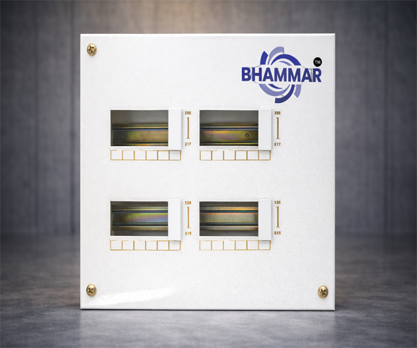 Metal MCB Distribution Board (Single Door - TPN) Premium.