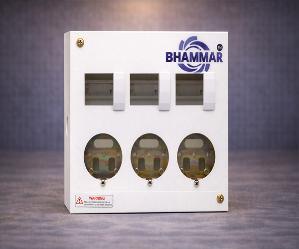 3 Socket + 3 MCB Industrial Distribution Board