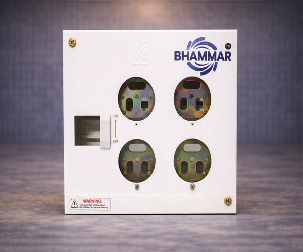 4 Socket + 1 MCB Industrial Distribution Board