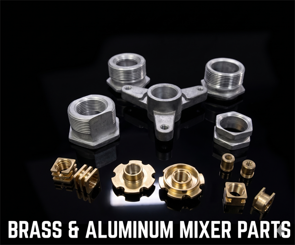 Brass & Aluminum  Mixer parts