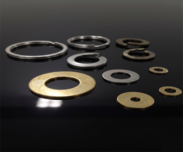 Brass Round & Spring Washer